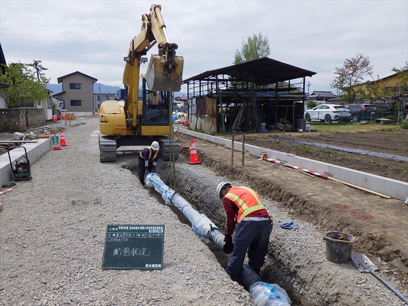 《令和５年度》朝陽小学校校地拡張事業 市道朝陽４３５号線道路築造工事